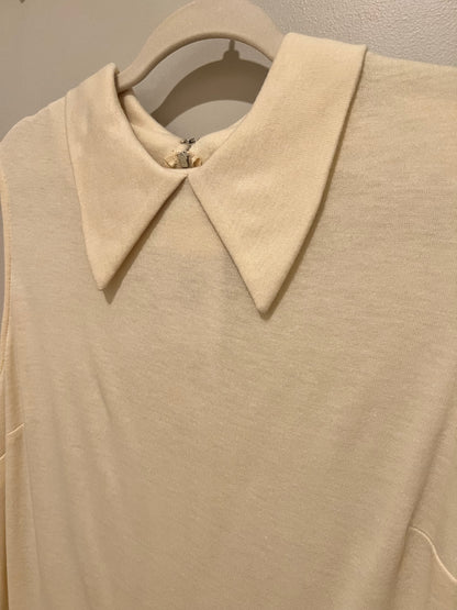 1970s Collared Sleeveless Top