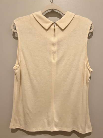 1970s Collared Sleeveless Top