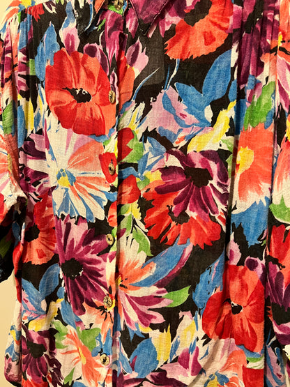 1970s/80s Copy Cat Floral Top