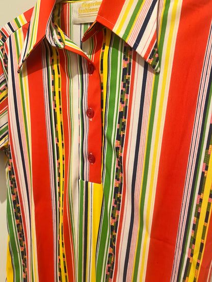 1970s Fingerhut Fashions Striped Top