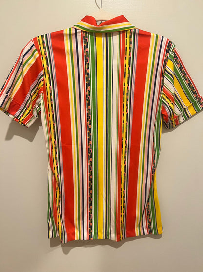 1970s Fingerhut Fashions Striped Top