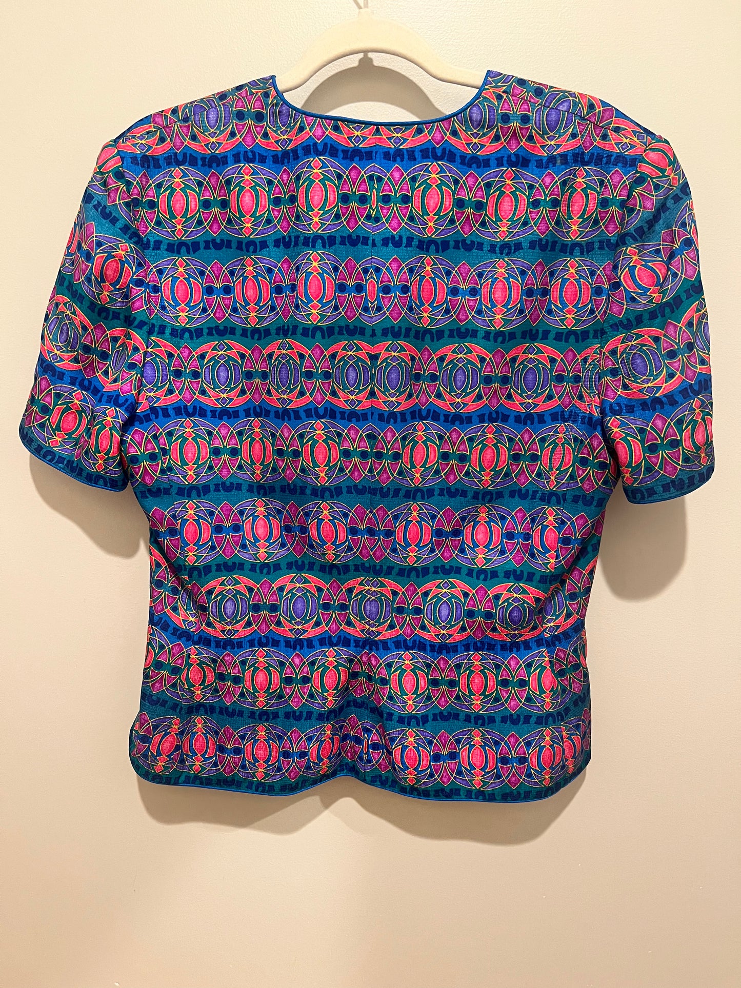 1980s/90s Safe Silk Adrianna Papell Top