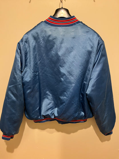 1990s Locker Line Buffalo Bills Satin Bomber Jacket
