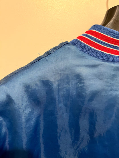 1990s Locker Line Buffalo Bills Satin Bomber Jacket