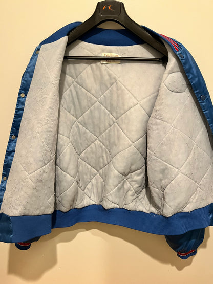 1990s Locker Line Buffalo Bills Satin Bomber Jacket