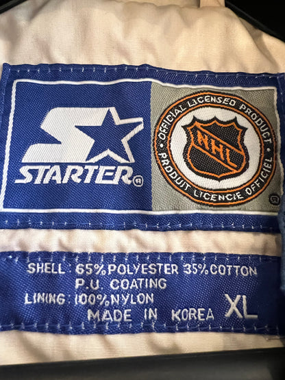 1990s Buffalo Sabres Starter Jacket Half Zip Windbreaker