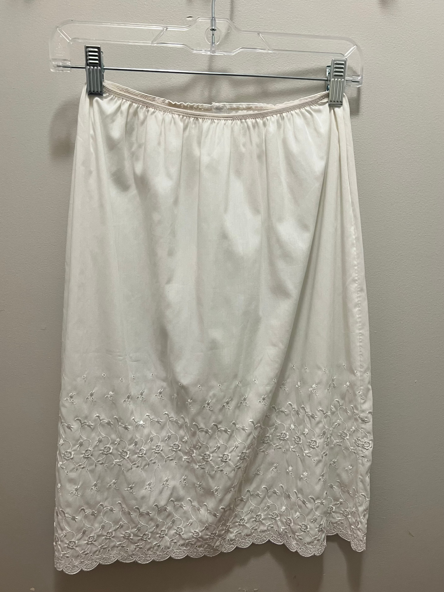 1960s Charmode Eyelet Detail Slip Skirt