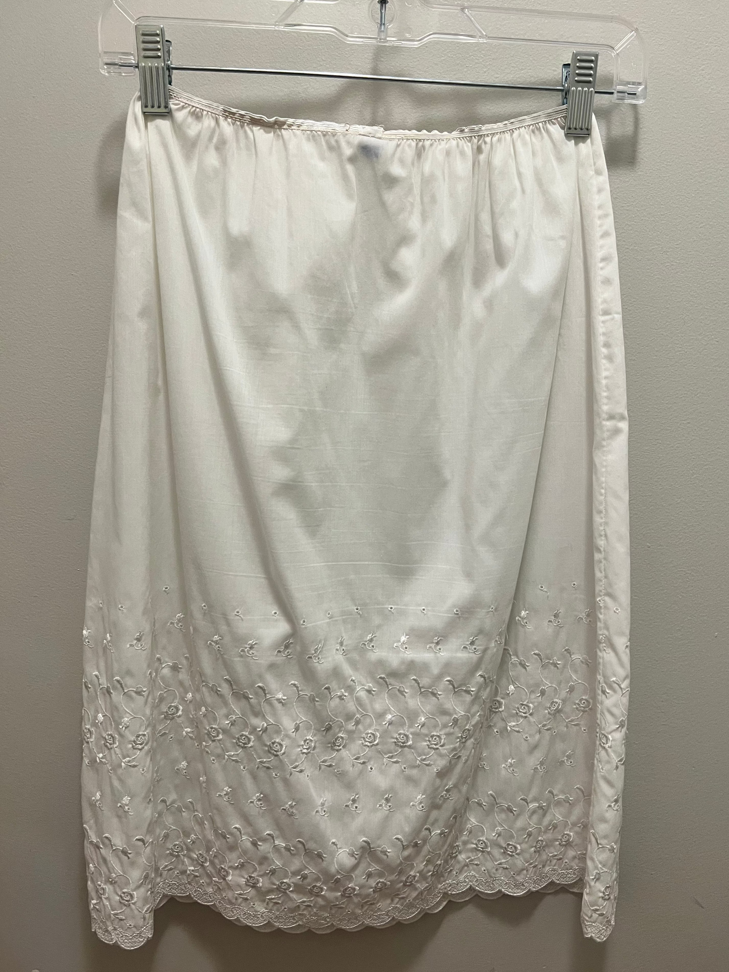 1960s Charmode Eyelet Detail Slip Skirt