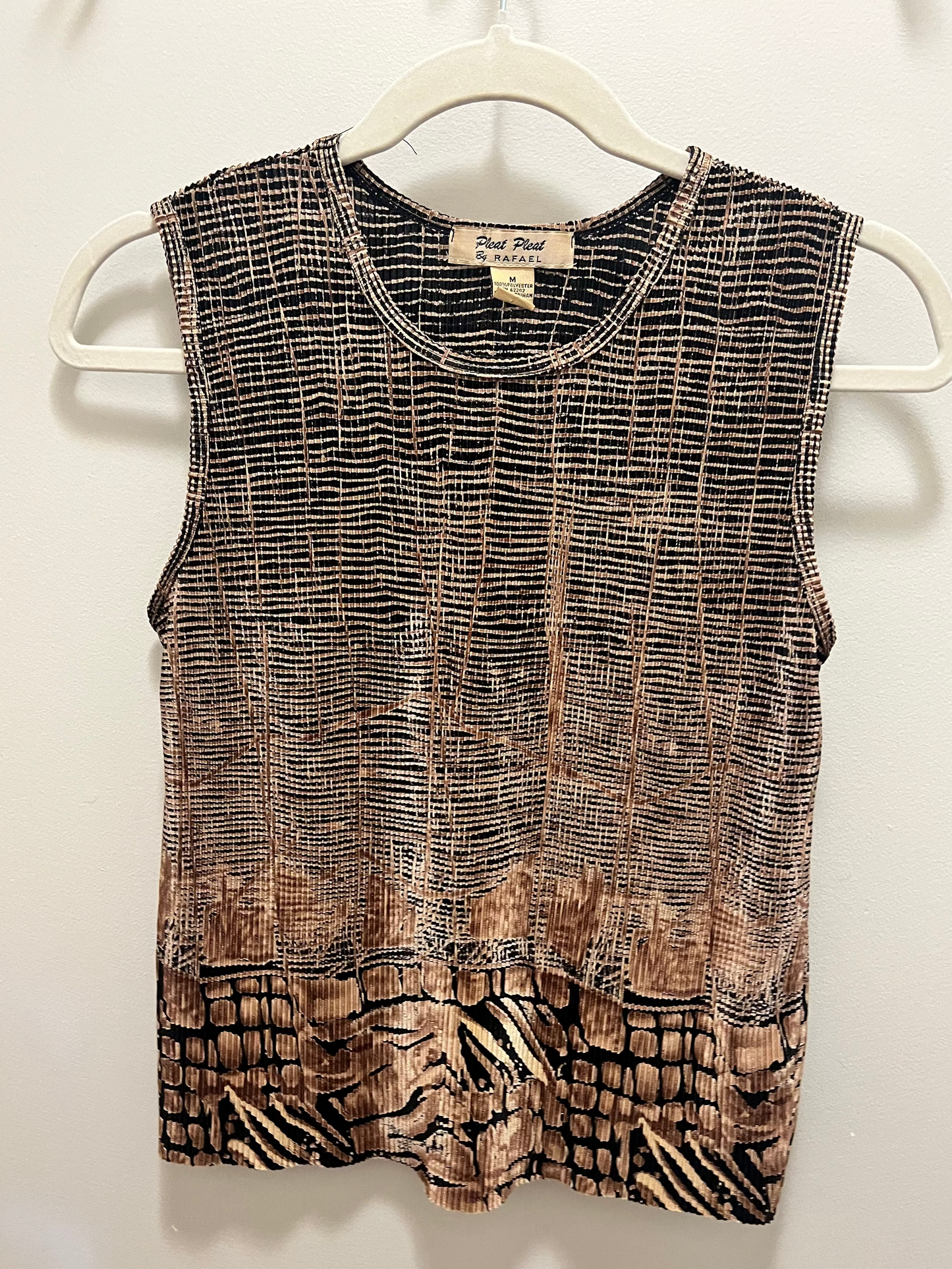 1990s/2000s Pleat Pleat By Rafael Tank Top