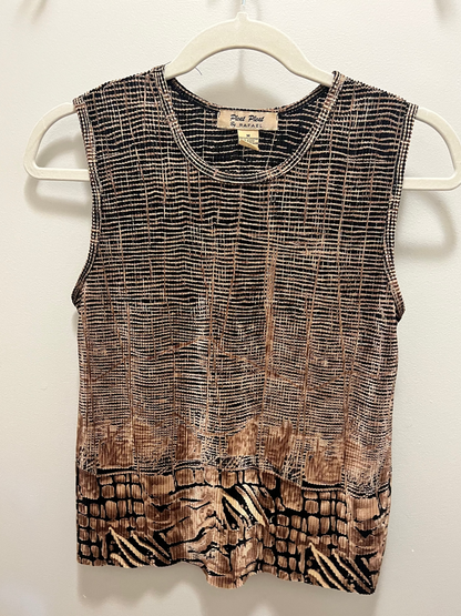 1990s/2000s Pleat Pleat By Rafael Tank Top