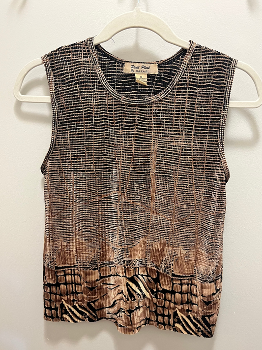 1990s/2000s Pleat Pleat By Rafael Tank Top