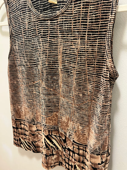 1990s/2000s Pleat Pleat By Rafael Tank Top