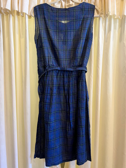 1960s Plaid Dress w/ Belt
