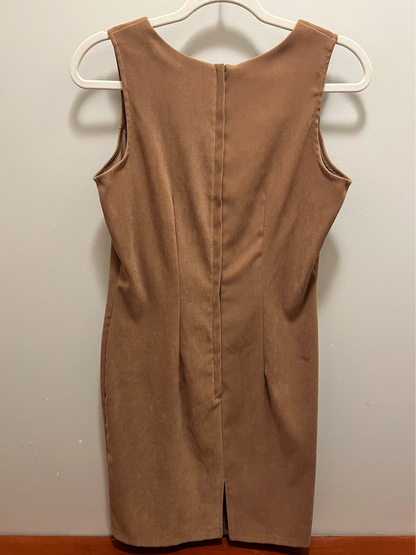 1980s Dawn Joy Suede Dress