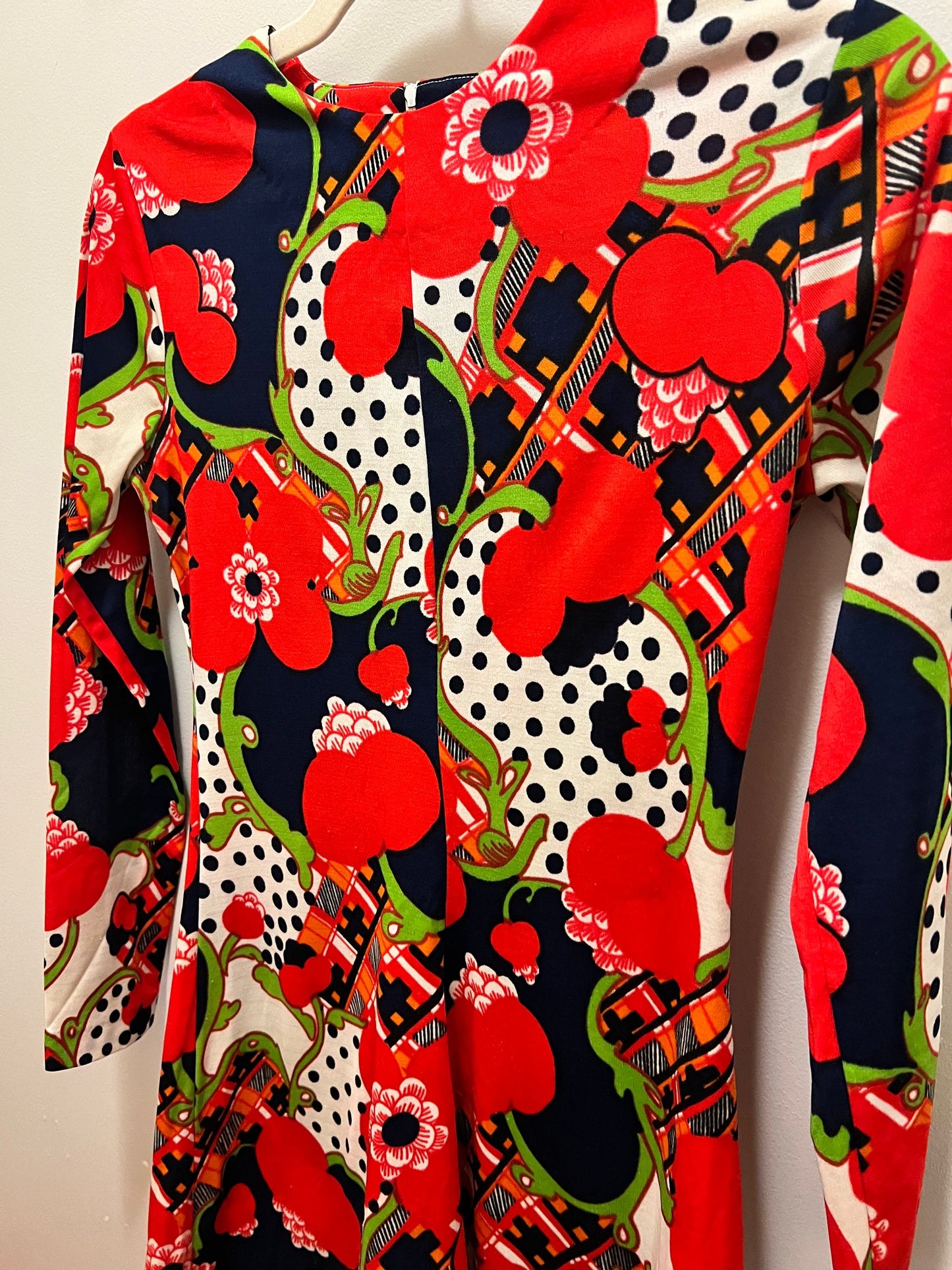 1960s/70s Mod Fit and Flare Dress