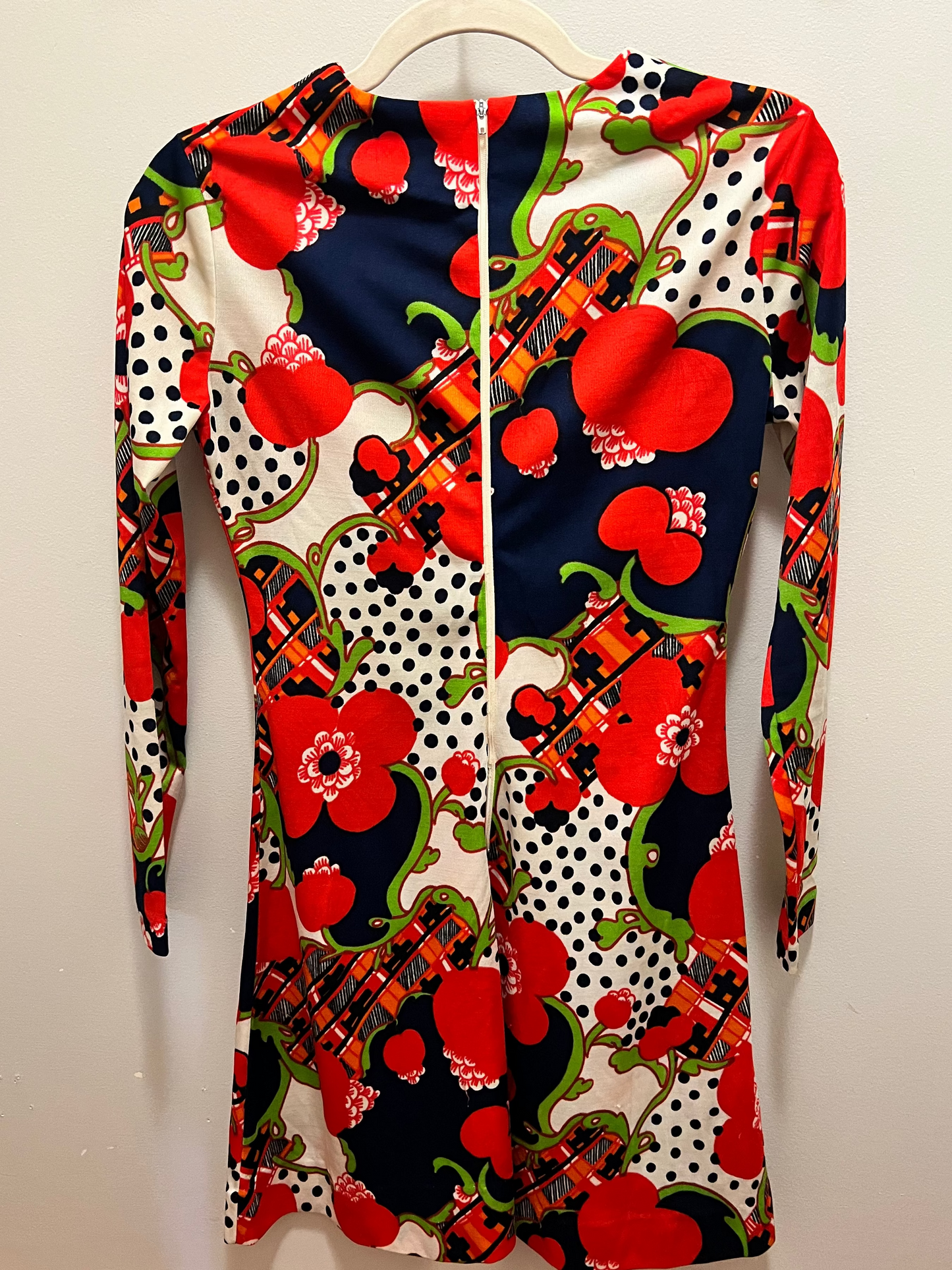 1960s/70s Mod Fit and Flare Dress