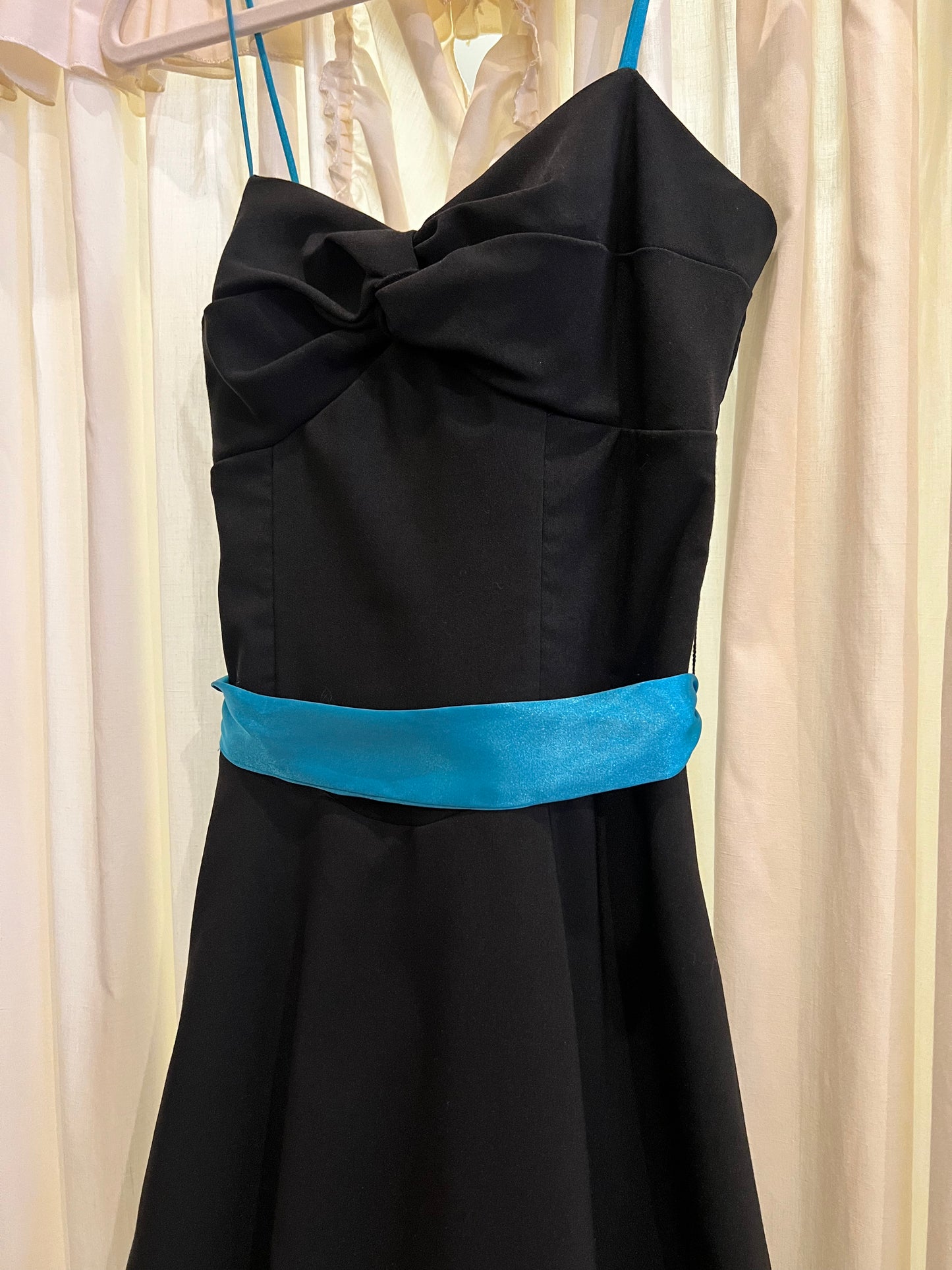 1990s B Darlin Dress w/ Satin Belt