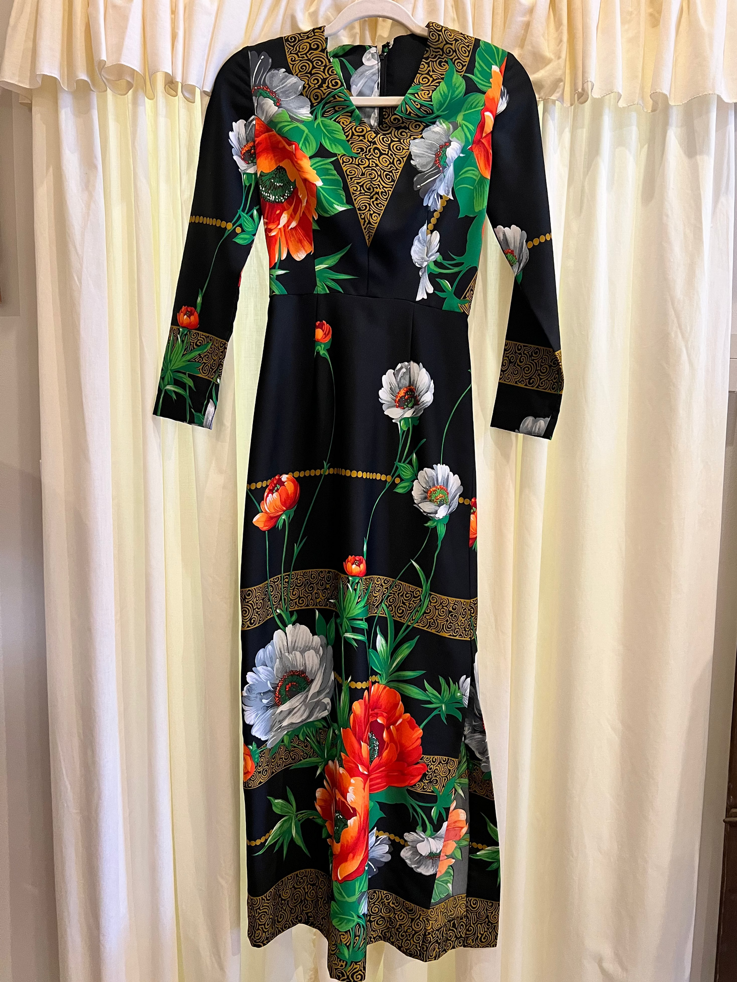 60s/70s Ja-Na of Hawaii Maxi Dress