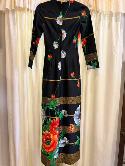 60s/70s Ja-Na of Hawaii Maxi Dress