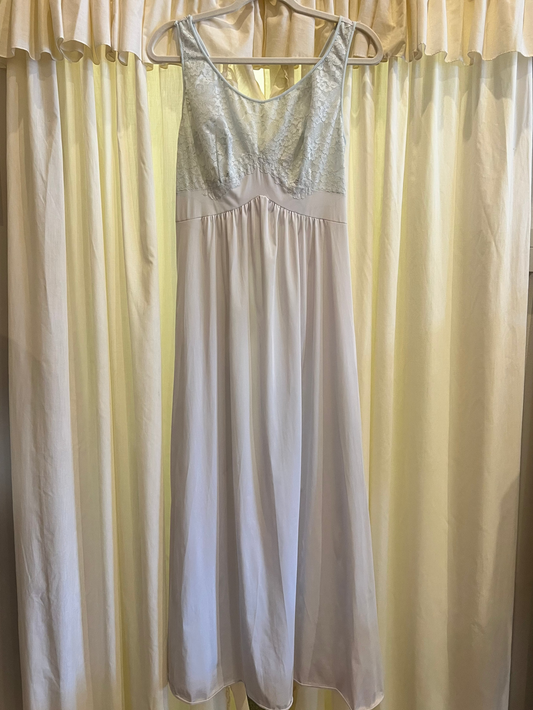 1950s Vanity Fair Lace Top Nightgown