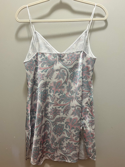 1980s/90s Private Moments Paisley Print Slip Dress
