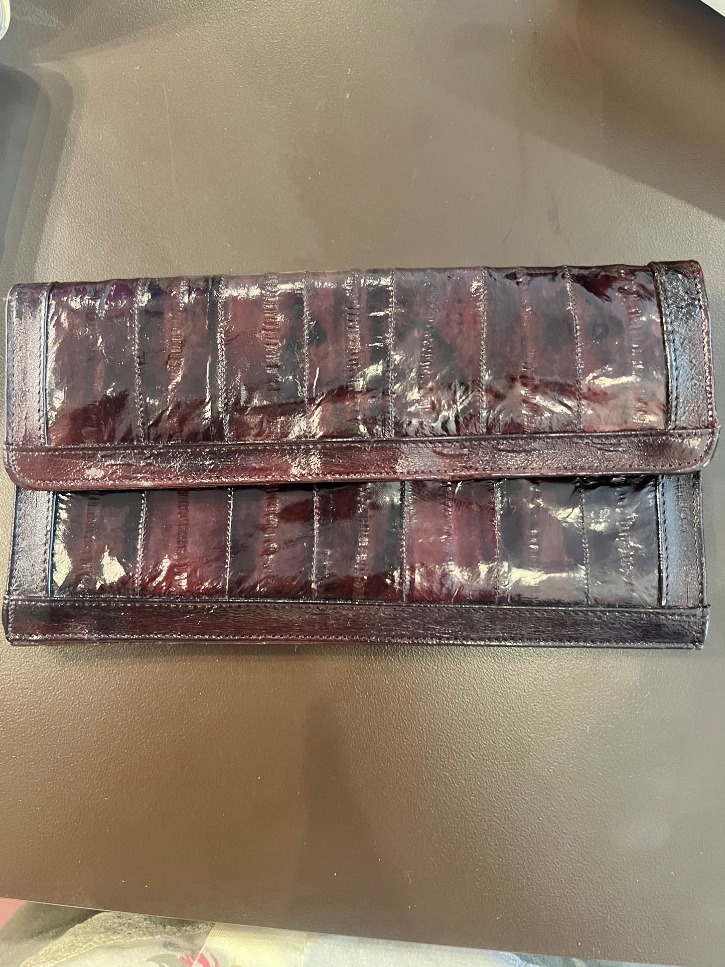 Vintage Genuine Eel Skin Wallet