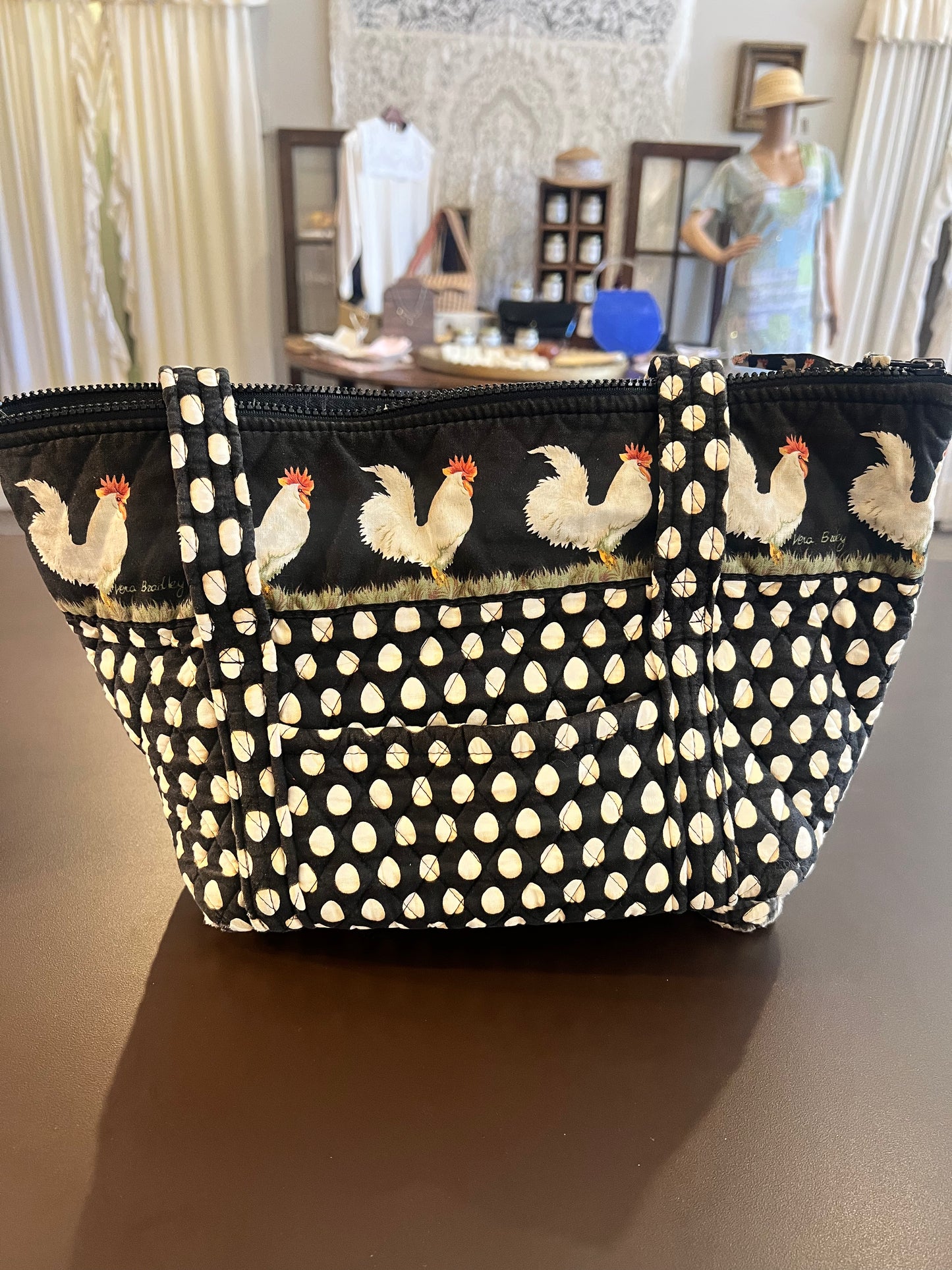 1998 Rare Vera Bradley Chicken Chanticleer Design Purse