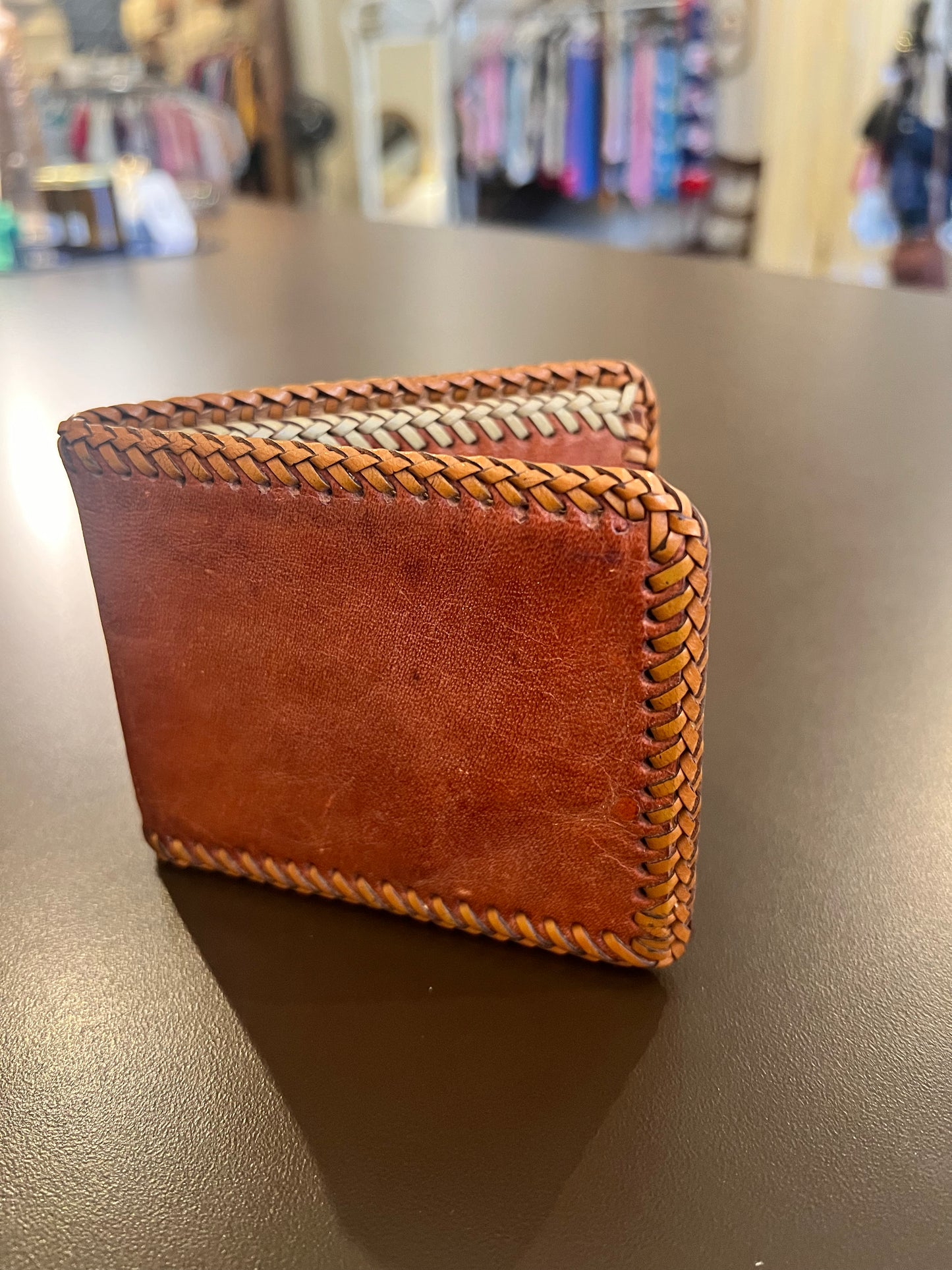 Vintage Genuine Leather Bifold Wallet