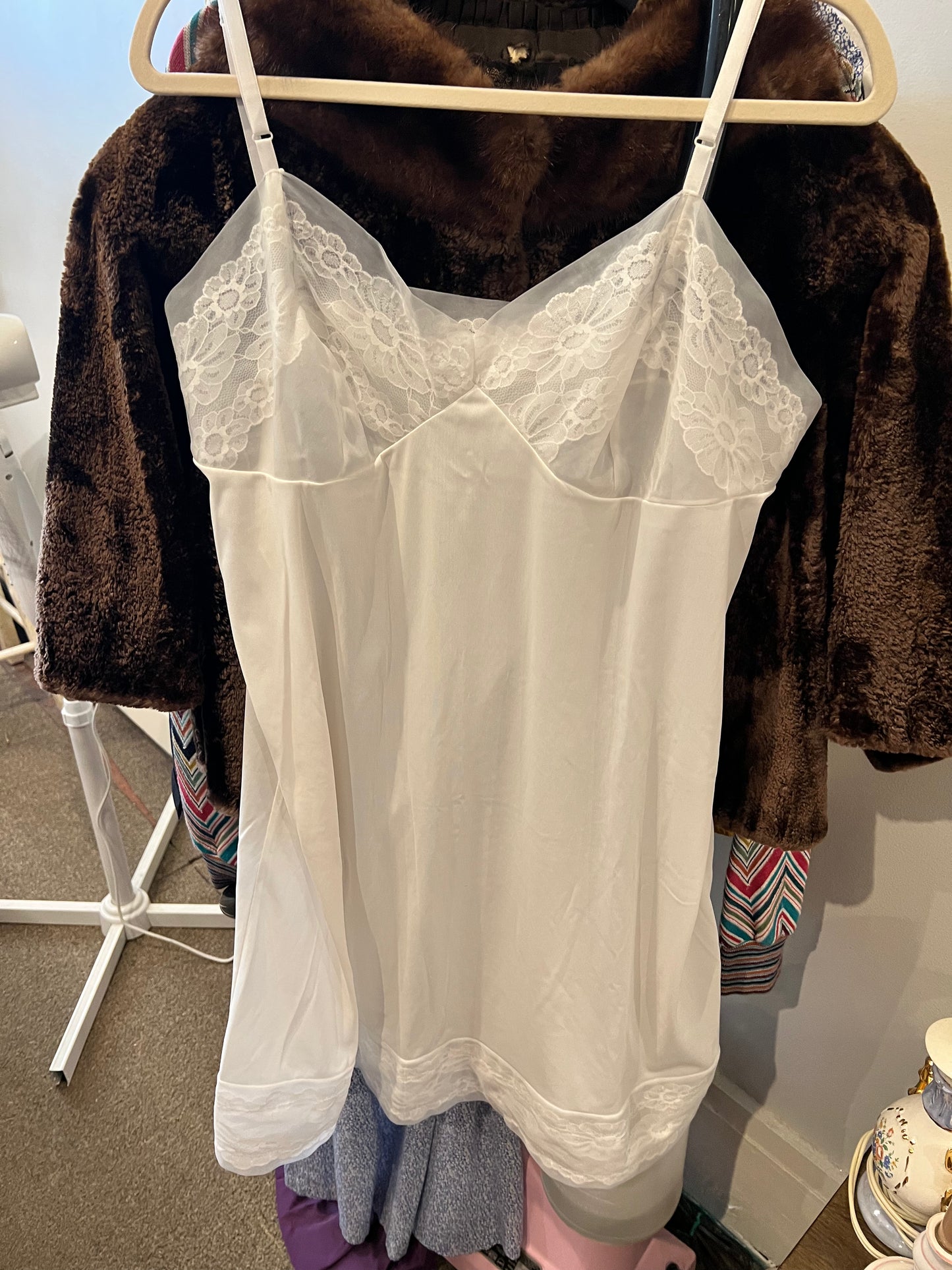 1980s Vanity Fair Slip Dress