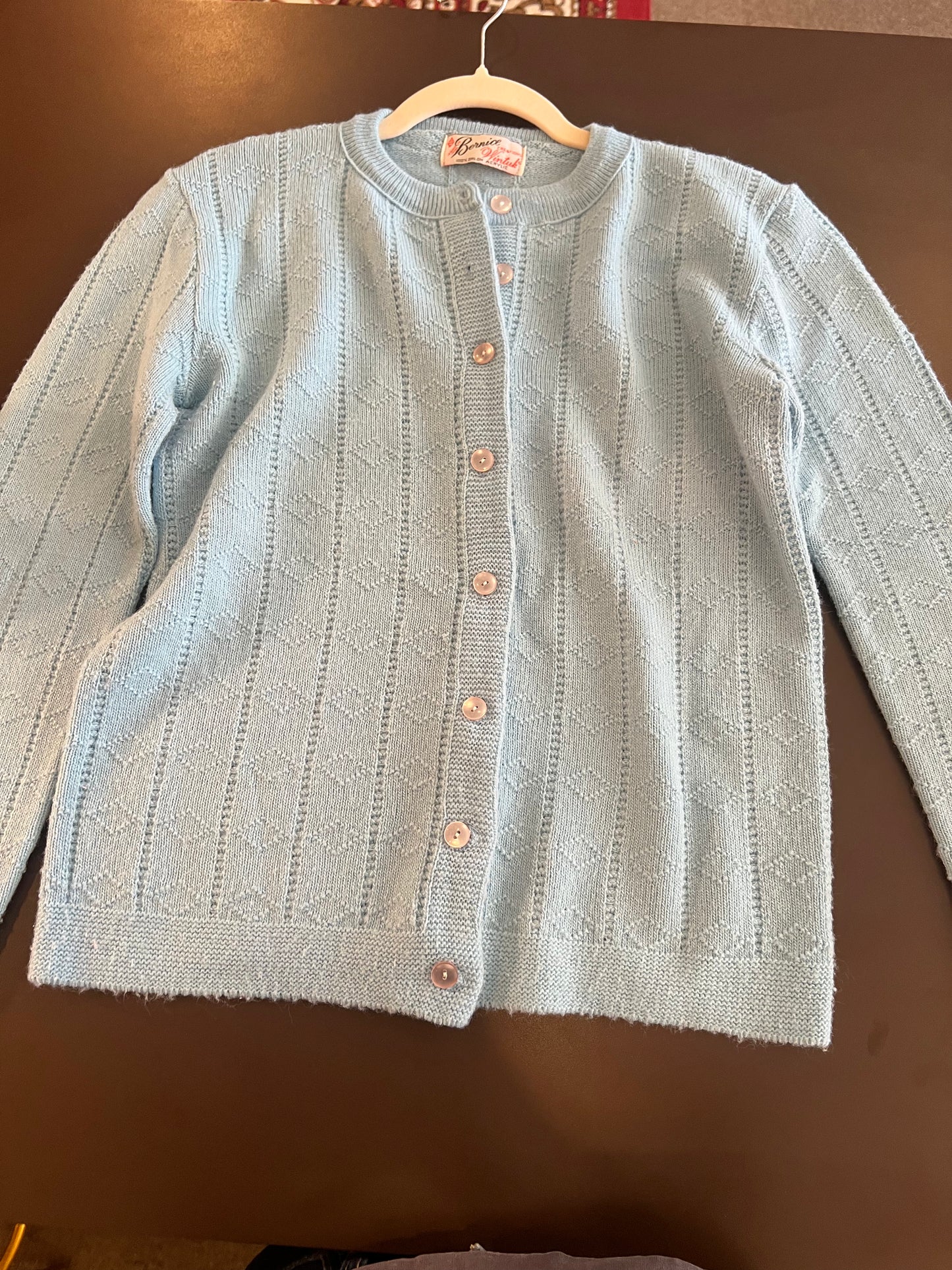 1960s/70s Bernice Creations Wintuk Cardigan