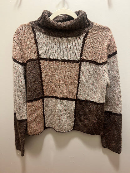1990s/2000s Fashion Bug Patchwork Sweater