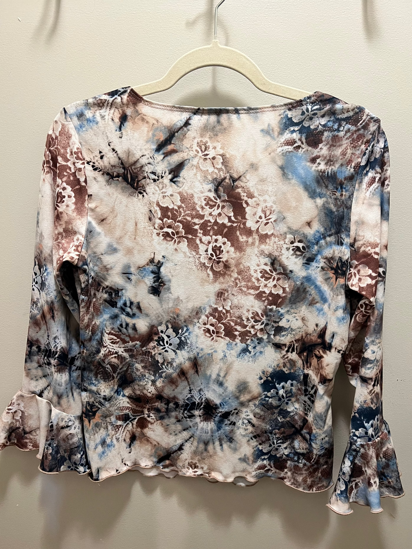 1990s Fashion Bug Ruffle Sleeve Top