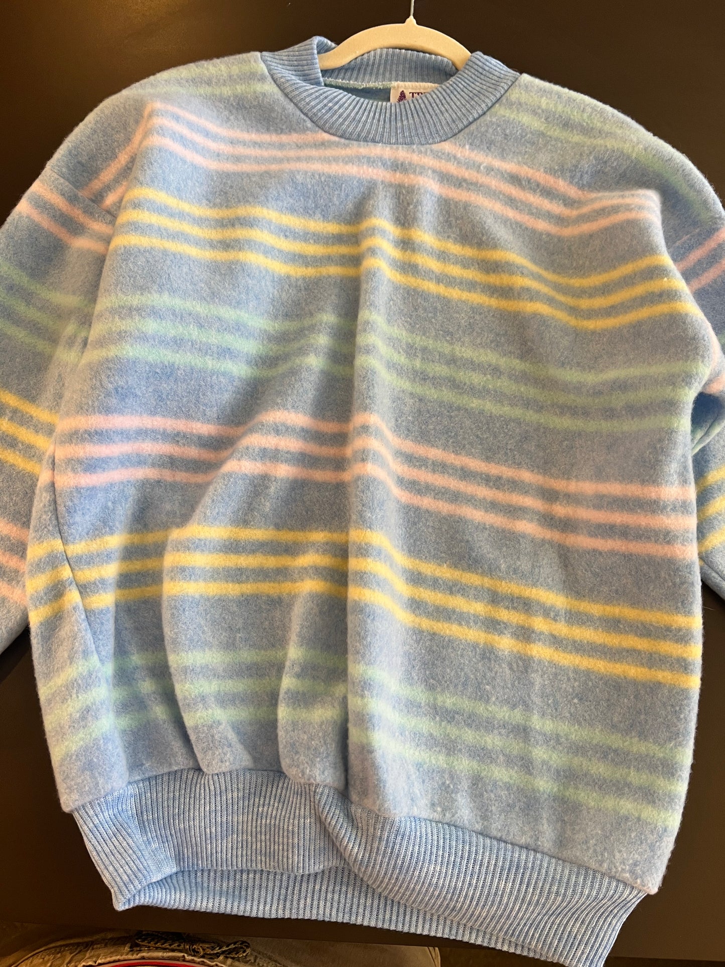 1980s/90s Tree Lane Pastel Stripe Sweater