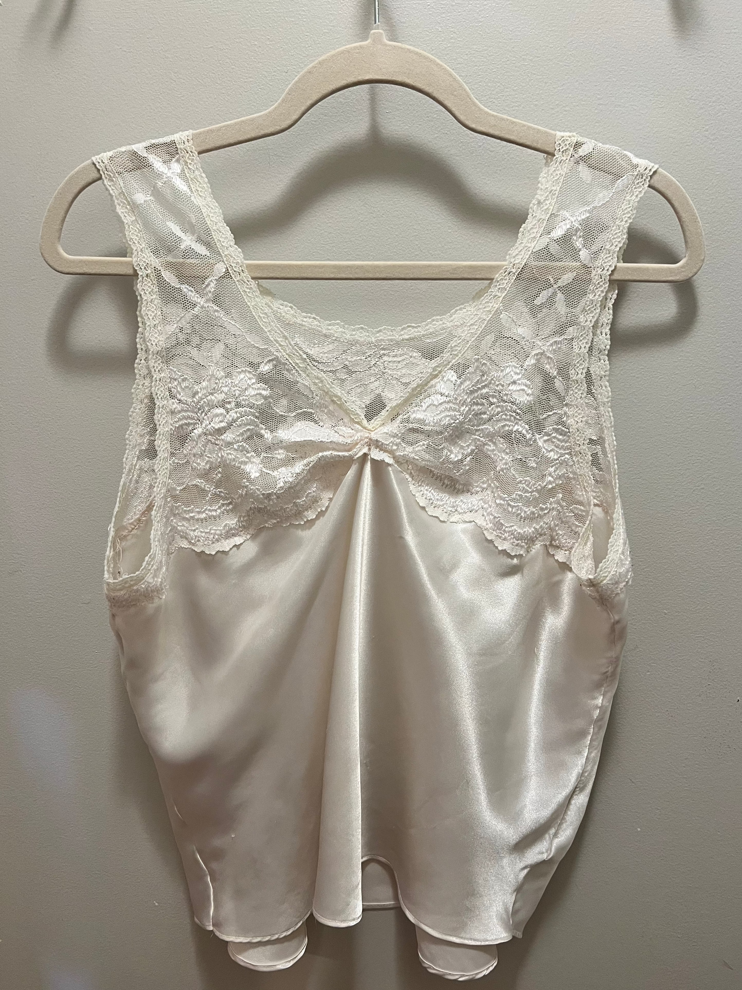 1980s Lace & Satin Camisole