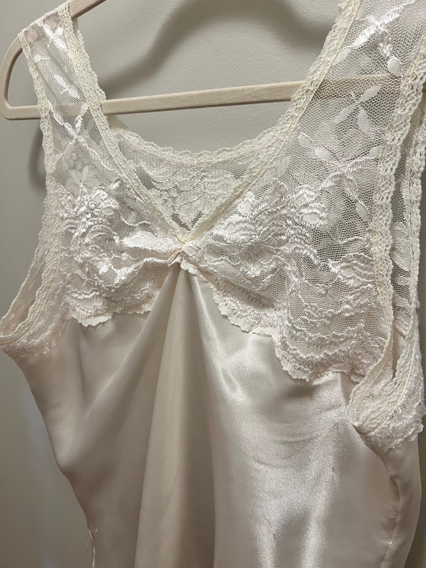 1980s Lace & Satin Camisole