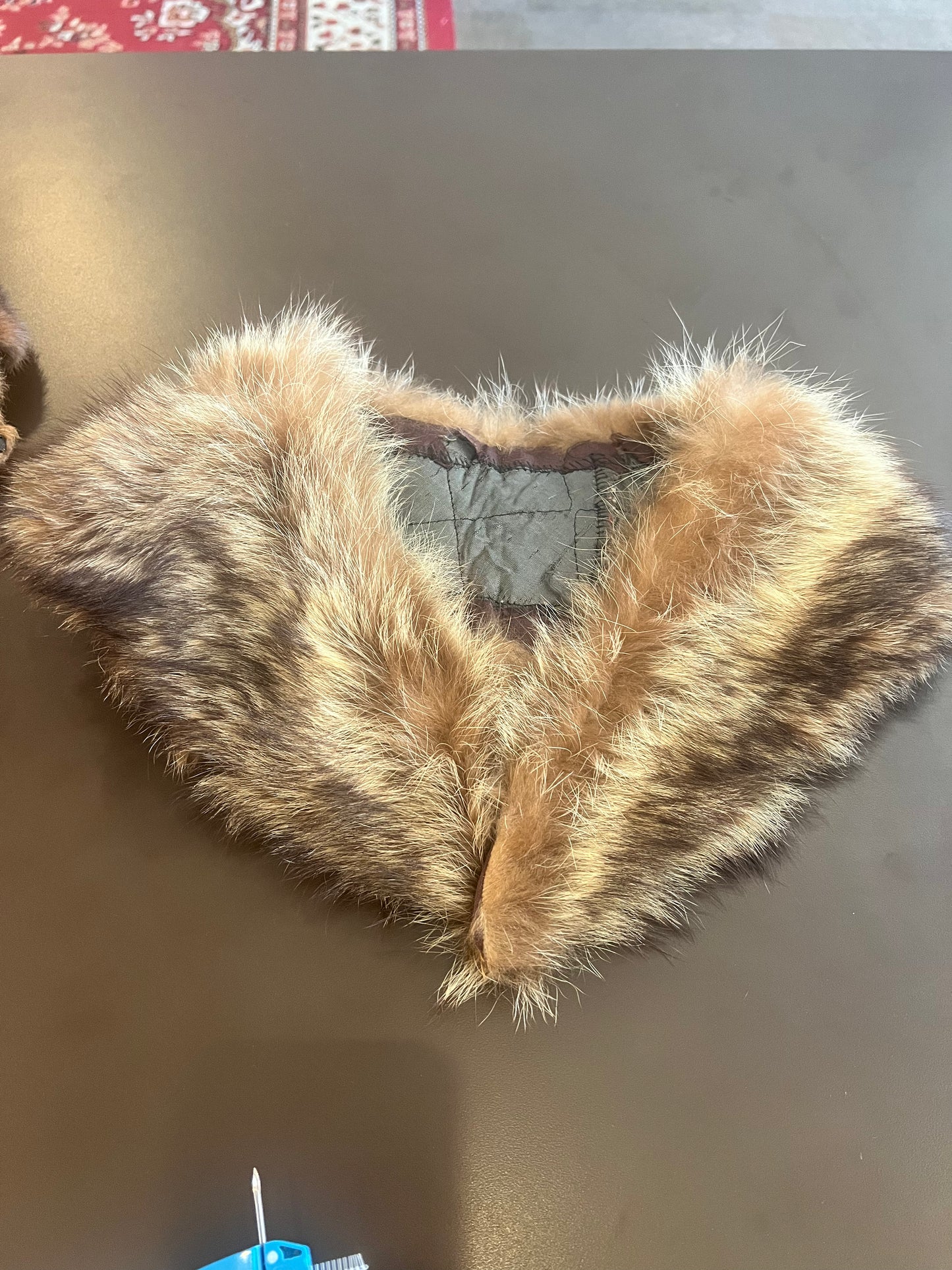 Vintage Raccoon Fur Collar