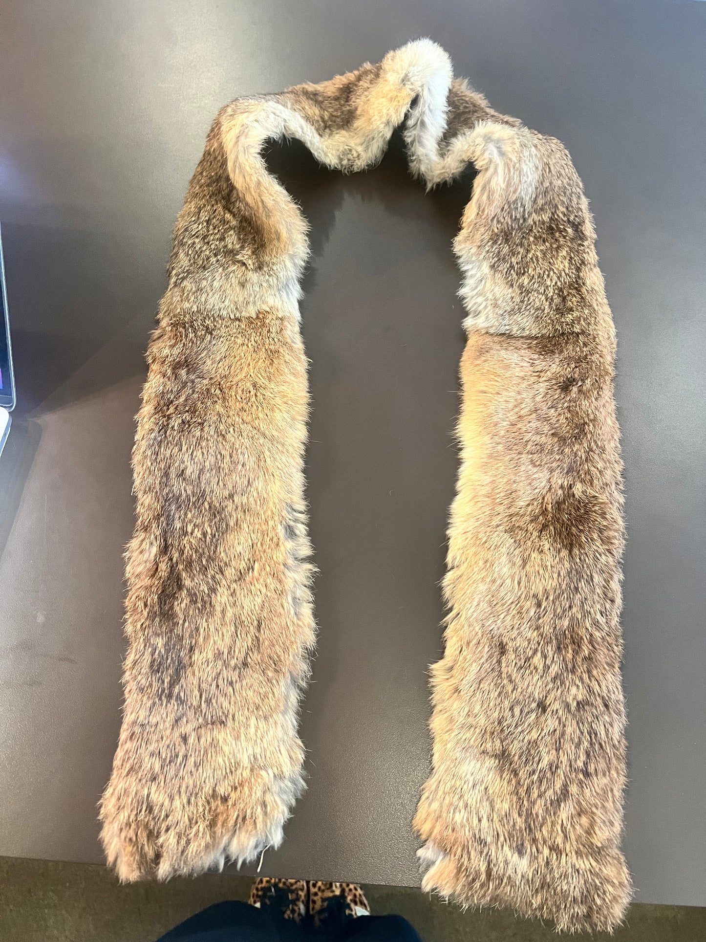 Vintage Rabbit Fur Scarf Collar
