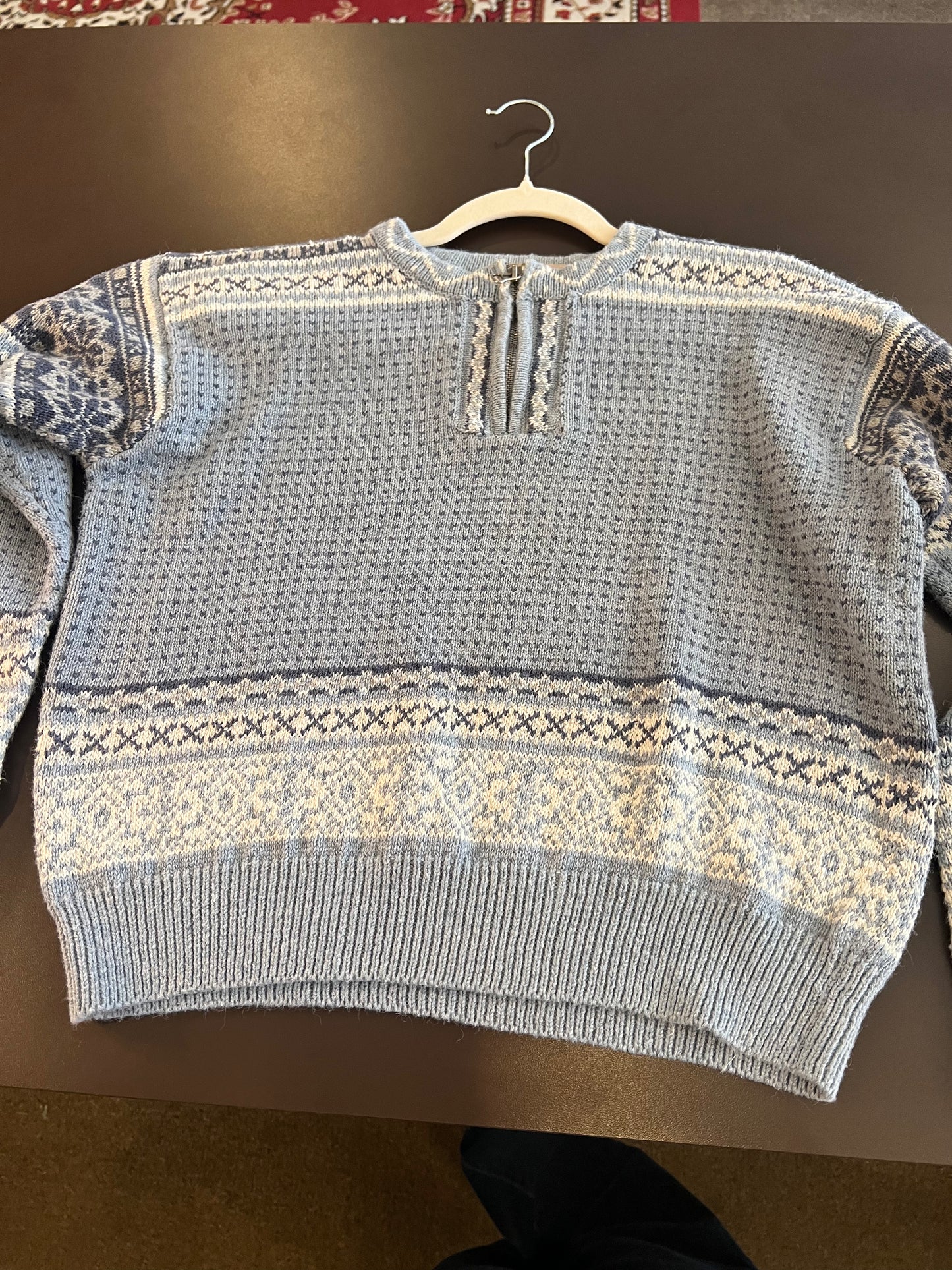 1990s Marsh Landing Quarter Zip Sweater