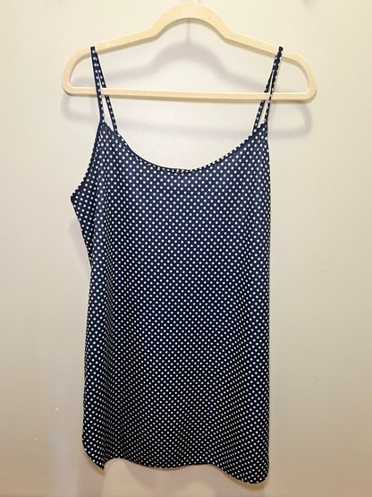 1980s/90s Petra Fashions Polka Dot Slip Dress