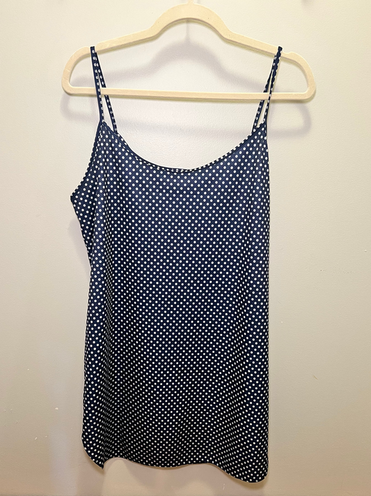 1980s/90s Petra Fashions Polka Dot Slip Dress