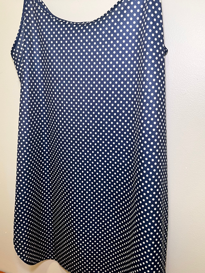 1980s/90s Petra Fashions Polka Dot Slip Dress