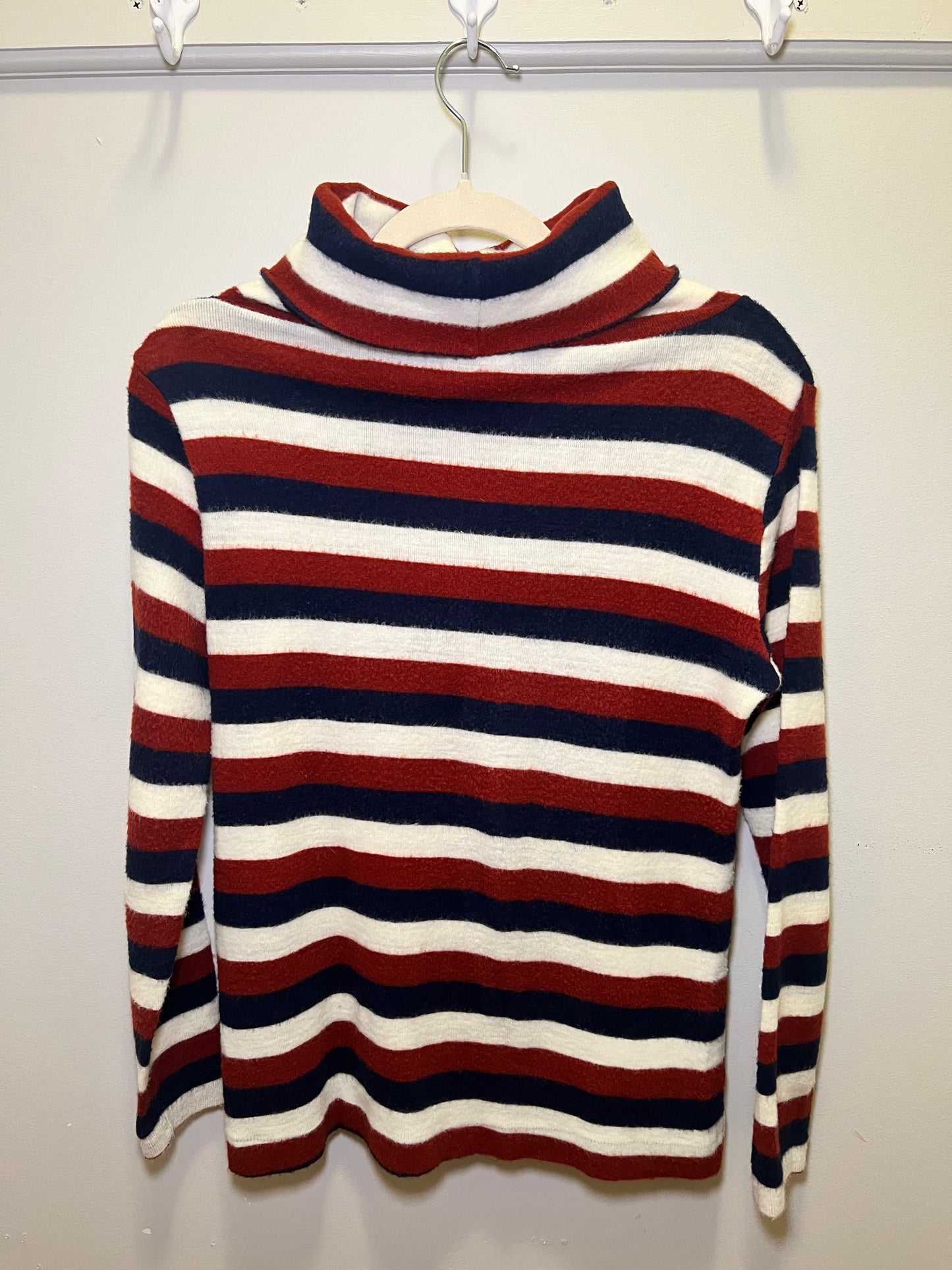 1970s Stripe Turtleneck Sweater