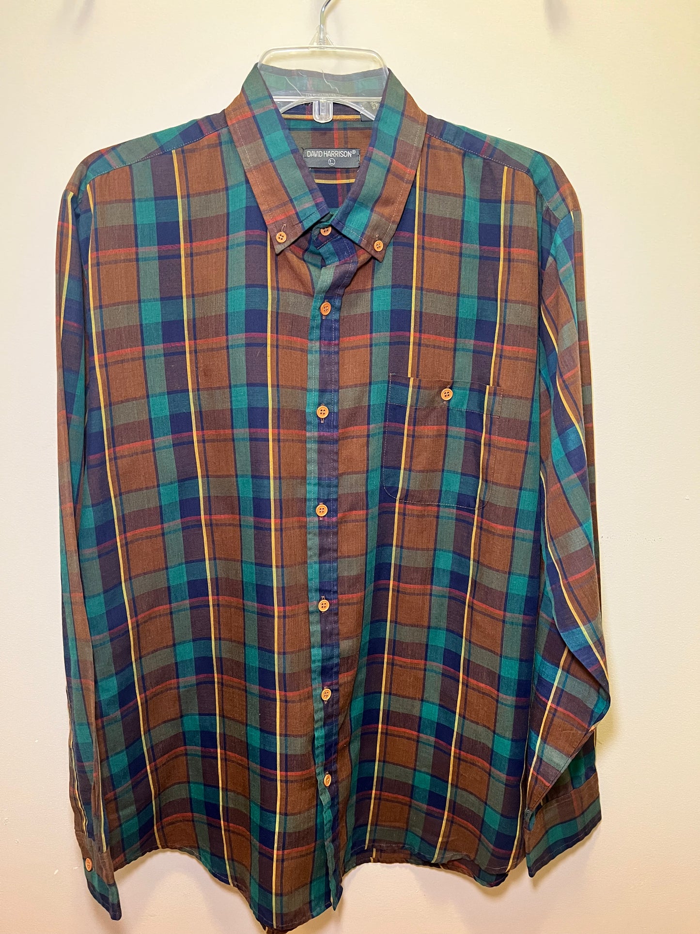 1990s David Harrison Button Down Shirt
