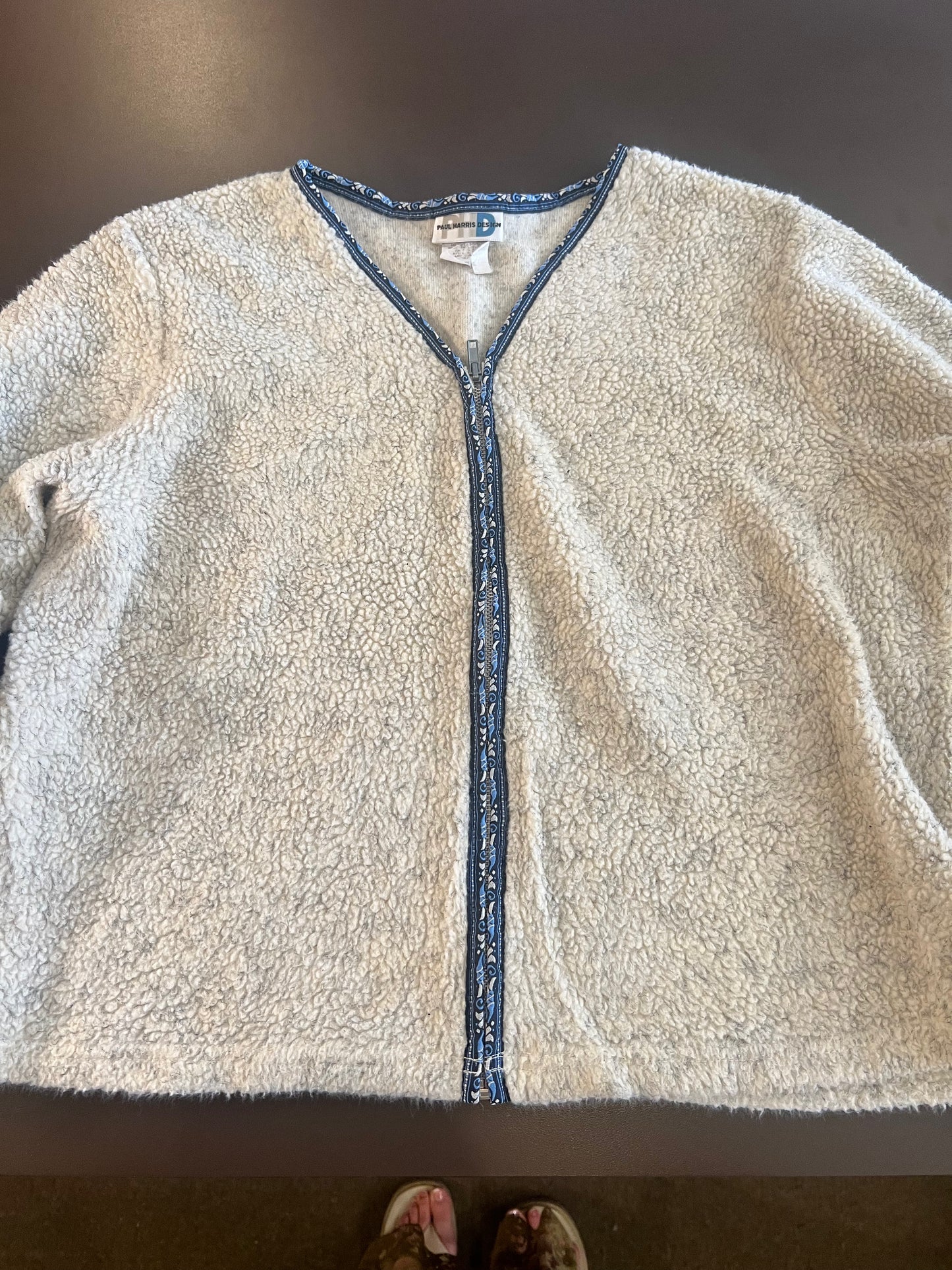 1990s Paul Harris Design Zip Up Jacket
