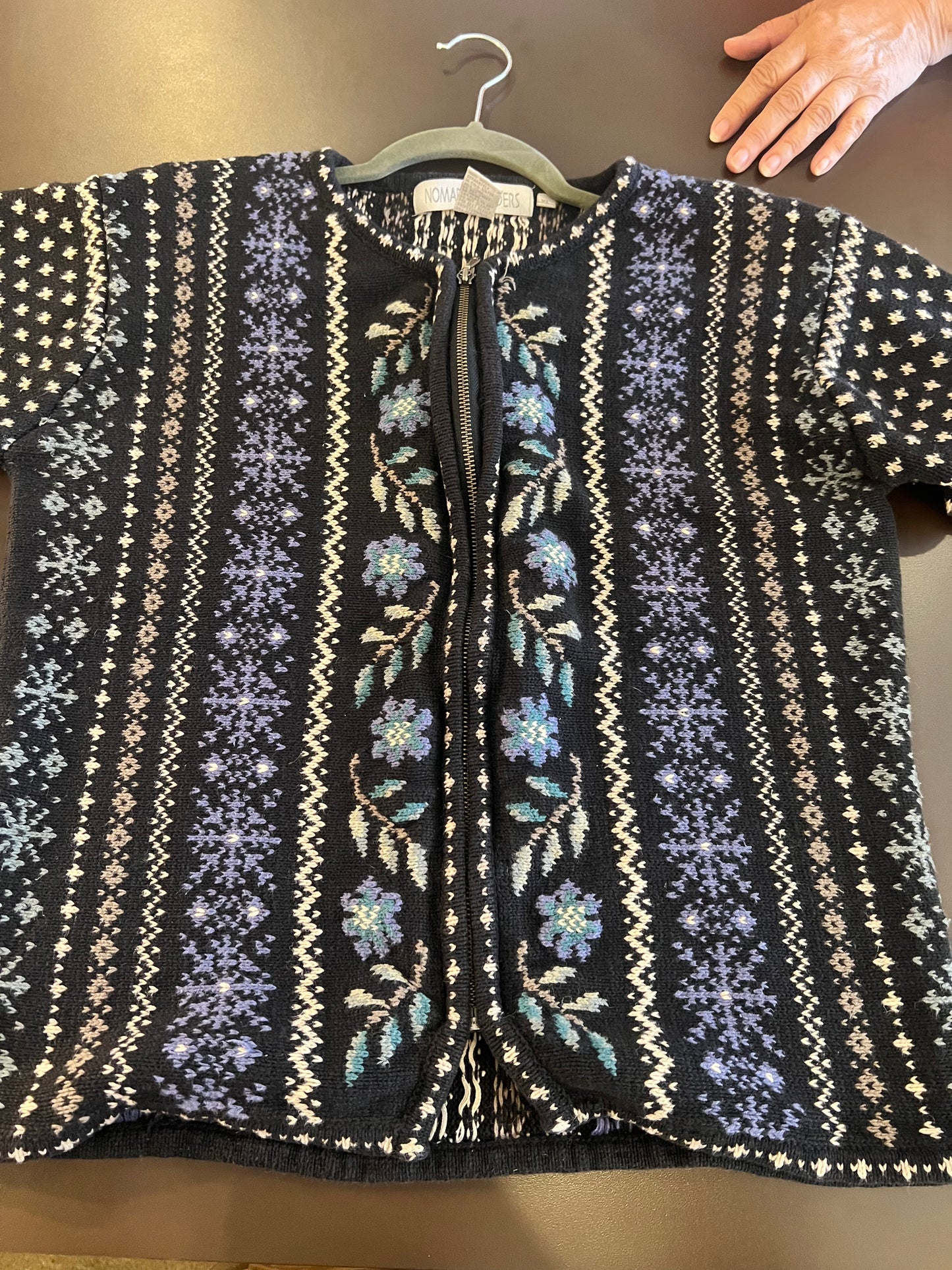 1990s Nomadic Traders Zip Up Sweater