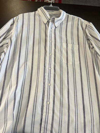 1990s Arrow Dover Stripe Button Down