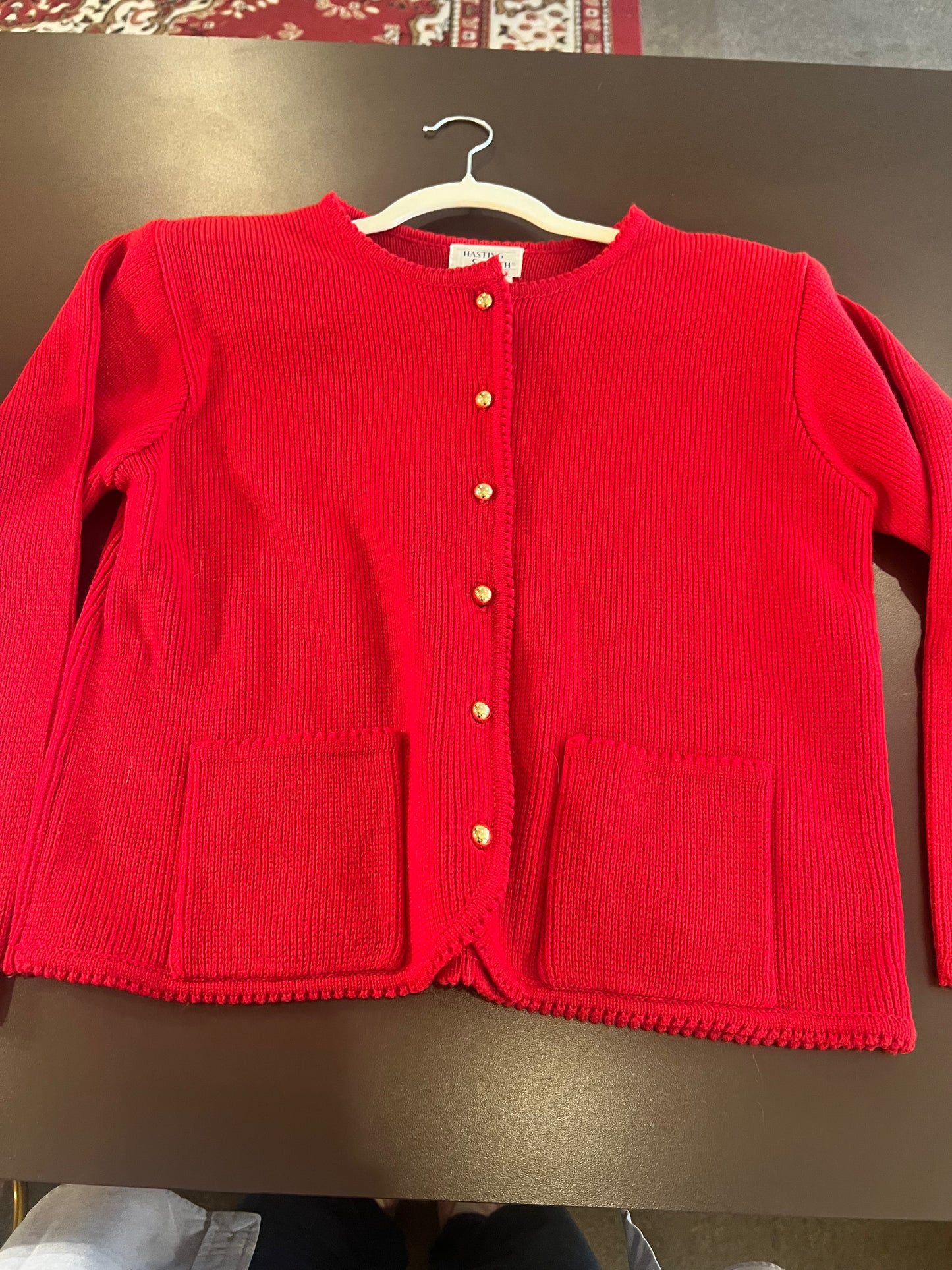 1980s Hasting & Smith Button Up Sweater
