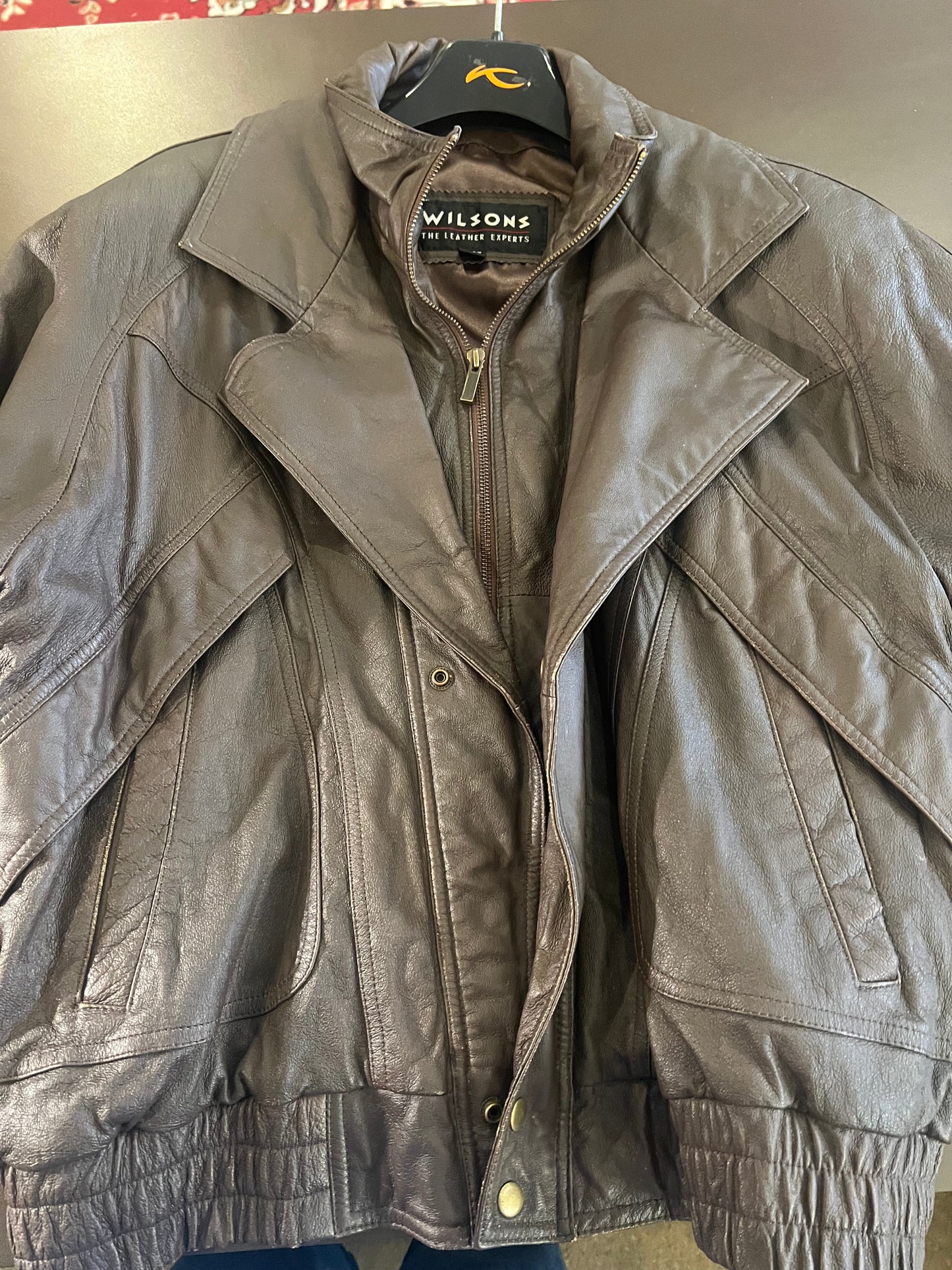 1980s/90s Wilsons Bomber Leather Jacket