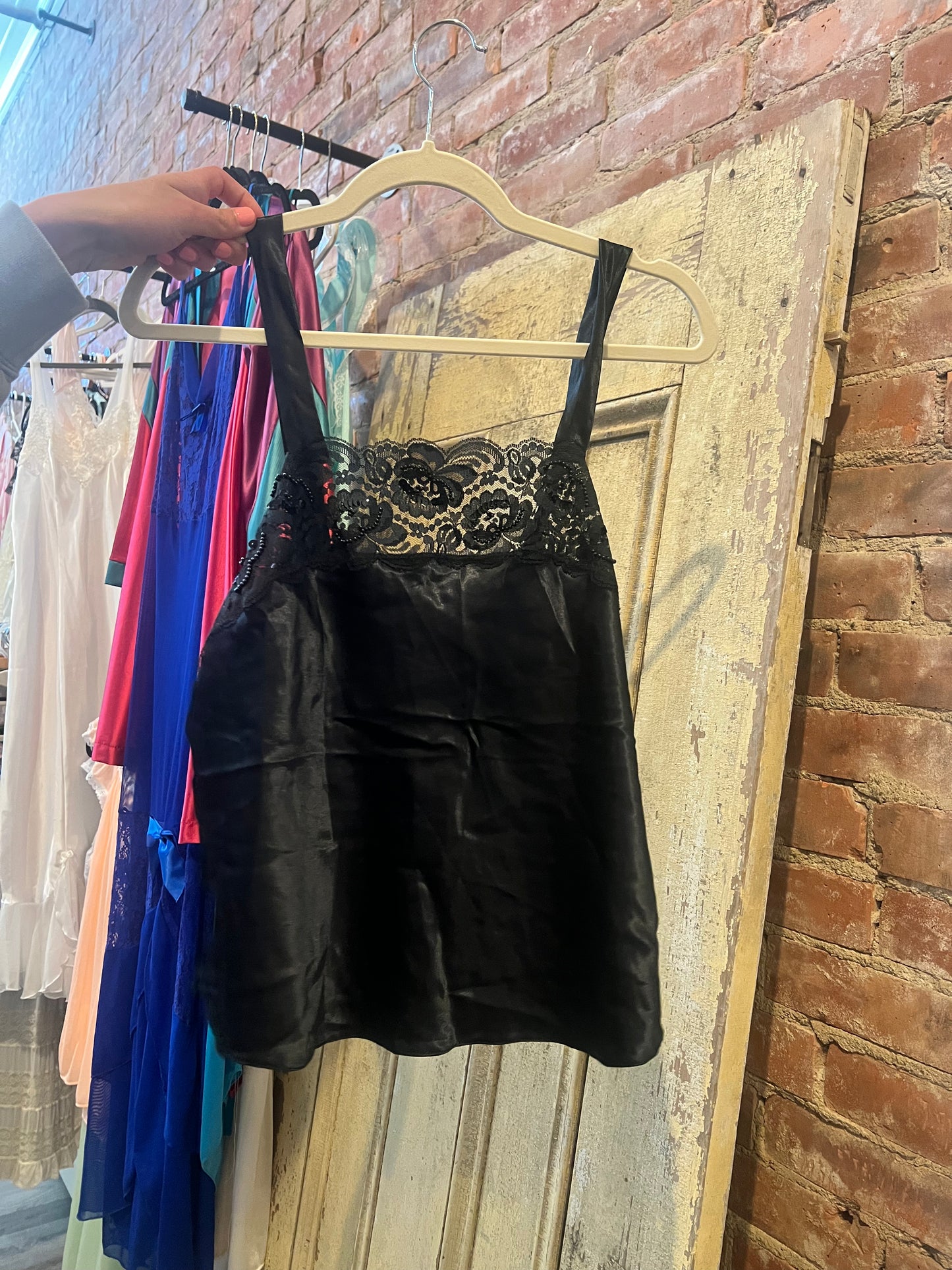80s/90s Lucie Anne Lace Tank