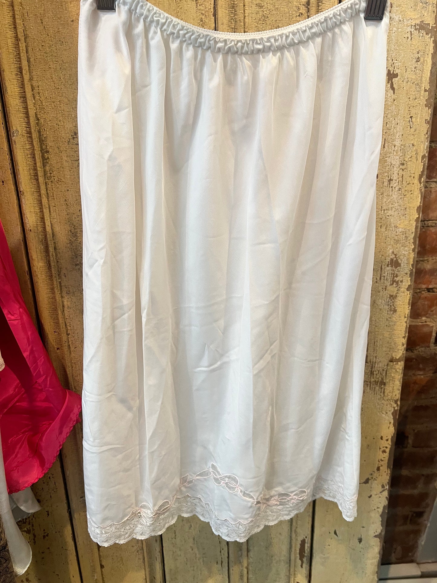 50s/60s Bow Detail Slip Skirt